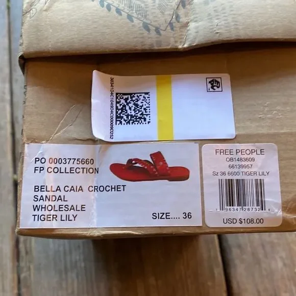 Free People Bella Caia Crochet Sandals - Picture 5 of 7